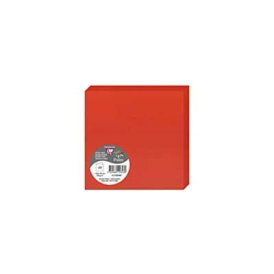 Imagen de Clairefontaine 22848 C Pollen Pack de 25 Sobres dípticas 13,5 X cm rojo Coral
