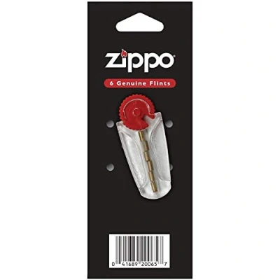 Imagen de Zippo Flints &amp; Wicks 2406N 6 pedernales auténticos (paquete de 4) (4) 4
