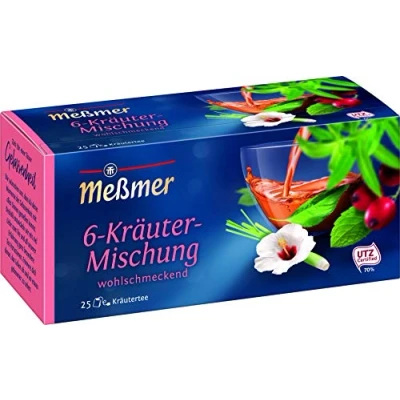 Imagen de meßmer 6 de hierbas 25 TB, 4 unidades (4 x 50 g)