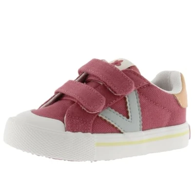 Imagen de Victoria Shoes Tribu Tiras Zapatos de bebé para niños, Talla: 32, Fresa