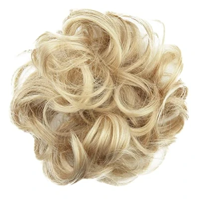 Imagen de CAISHA Liga Para El Cabello Pedazo De Voluminoso Updo Postizo Sintético Mezcla Rubios G28A