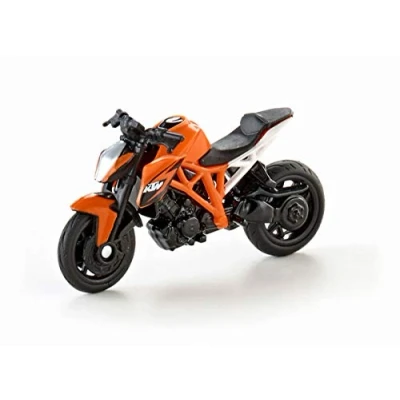 Imagen de siku 1384, Moto KTM 1290 Super Duke R, Metal/Plástico, Naranja, Ruedas de goma