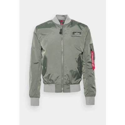 Imagen de Alpha Industries Chaquetas bomber, Hombre, Talla: Medium, Vintage green/silver
