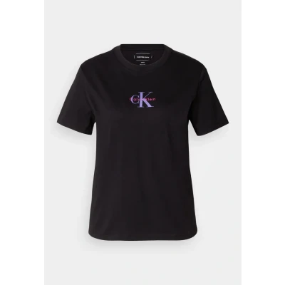 Imagen de Calvin Klein Jeans 20S Classic LOGO TEE Camiseta estampada, Mujer, Talla: XXL, Black