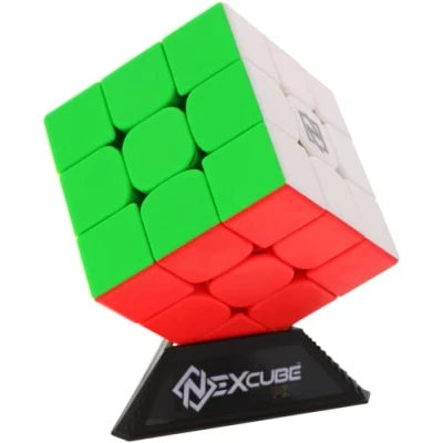Imagen de Nexcube Cubo 3x3 Pro. El del Récord Mundial. Perfecto para speedcubers. Máxima velocidad competiciones. Con conexiones magnéticas. Giro más suave y mejor encaje.