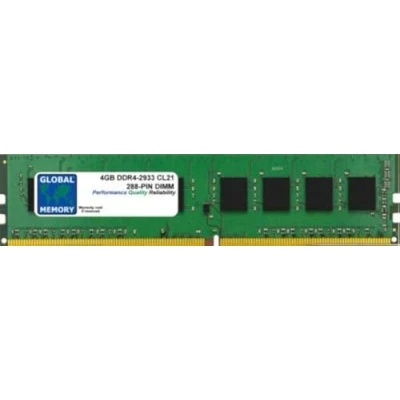 Imagen de GLOBAL MEMORY 4GB DDR4 2933MHz PC4 23400 288 PIN DIMM Memoria RAM para Ordenadores DE SOBREMESA/Placas Base