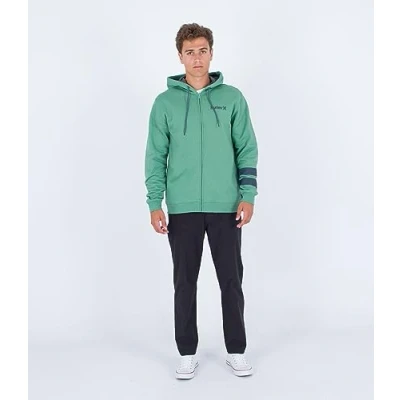 Imagen de Hurley Oceancare O&amp;o Sudadera con Cremallera Suéter sin Botones, Verde, L para Hombre