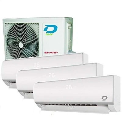 Imagen de Climatizador Trial Split 12 + / Btu R32 A++/A+ Diloc Frozen Pro WiFi integrado/Clase Bomba de calor/WiFi integrado/Gas refrigerante: R32/1,6 kg