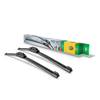 Imagen de Limpiaparabrisas Hella Easy Set Upgrade 9XW 358 164 241 delante Escobilla con hoja plana FORD: FIESTA Mk5 Berlina, 5, KIA: Picanto II