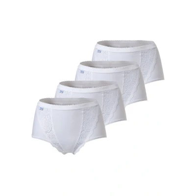 Imagen de Sloggi SLIP CHIC, MAXI, 4ER PACK, Culotte, Mujer, Talla: 42, Weiß