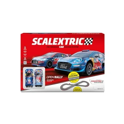 Imagen de SCALEXTRIC Circuito Original Pista de Carreras Completa Escala 1:32 (Open Rally Set)
