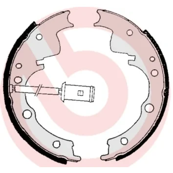 Imagen de BREMBO S A6 505 Zapatas de Freno 254 90 IVECO: DAILY 2 Pritsche/Fahrgestell