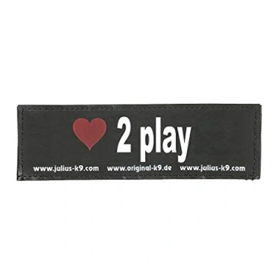 Imagen de Julius K9 162LR K 46806 Parches Fosforescentes, Intercambiables para los Arneses de Perro