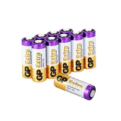 Imagen de GP Pilas alcalinas Extra, 23 A, 12 V, A23, Ae, MN21, V23GA, 10 Unidades, Alta tensión, V