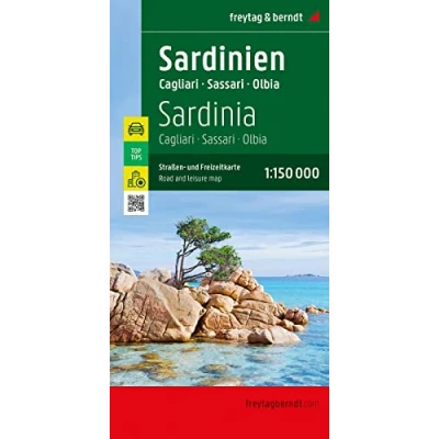 Imagen de Sardegna Cagliari Sassari 1:150.000: Sassaria Olbia, mit Infoguide, Top Tips: AK 0617 (Auto karte)