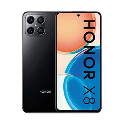 Imagen de HONOR X8 Smartphone, 6 + 128 GB, Pantalla LCD de 6,7 Pulgadas a 90 Hz, cámara Profesional 64 MP, batería 4000 mAh, Carga rápida, NFC Dual SIM Card, GMS