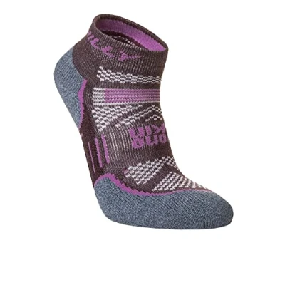 Imagen de Hilly Supreme Quarter MAX Cushioning Calcetines para Correr, Cocoa/Heather, M Unisex