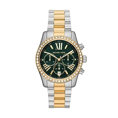 Imagen de Michael Kors Lexington LUX Cronógrafo silvercoloured/goldcoloured, Mujer, Talla: One Size, Silver coloured/gold coloured