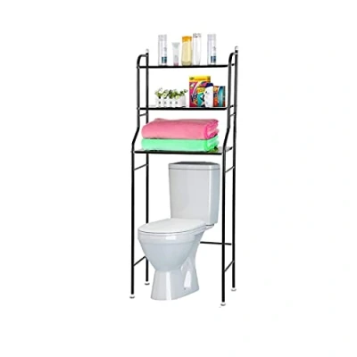 Imagen de MAGIC SELECT Estantería de Baño sobre Inodoro Ahorra Espacio con 3 Baldas Estante Almacenamiento Impermeable Patas Ajustables en Altura
