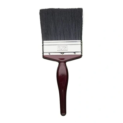 Imagen de Fit For The Job Pincel Multiusos de cerdas Mixtas 4 pugadas para Acabado Suave Pintura con Pinturas en emulsión, Brillantes y satinadas Paredes, techos, Madera Metal, Pulgadas 100mm