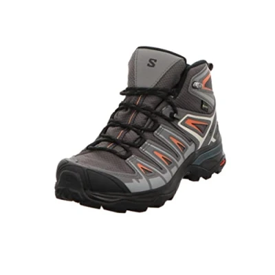 Imagen de Salomon X Ultra Pioneer Mid Gore Tex Zapatillas Impermeables de Senderismo para Actividades al Aire Libre Mujer, Cualquier clima, Sujeción del pie segura, Estabilidad y amortiguación, Magnet, 38