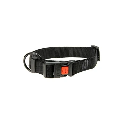 Imagen de Karlie 63654 Plus Collar de Nylon, 25 mm 45 65 cm, Negro, L