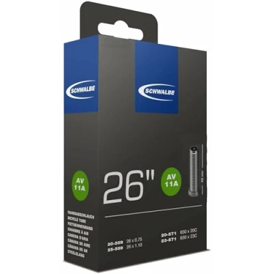 Imagen de SCHWALBE Cámara 26 x 0.75 1.00, válvula Schrader (Gorda), 40 mm, Unisex Adulto, Negro, 3/4, 1 Pulgadas