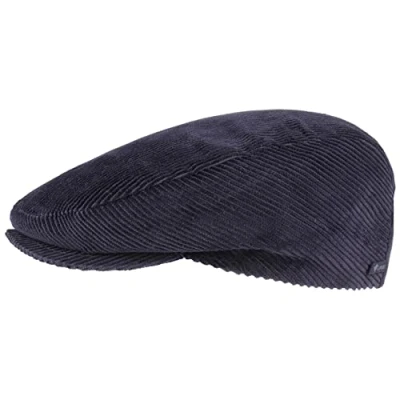 Imagen de LIPODO Gorra Gatsby Cordial Algodón Azul Talla S 54 55 cm de Pana Hombre con Forro Acolchado para Invierno Deportiva