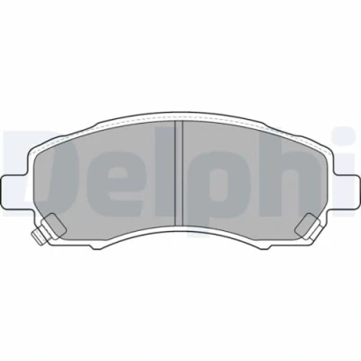 Imagen de DELPHI LP1545 Juego de pastillas freno con avisador acústico desgaste Chapa antichirridos accesorios SUBARU: Legacy 3 Limousine