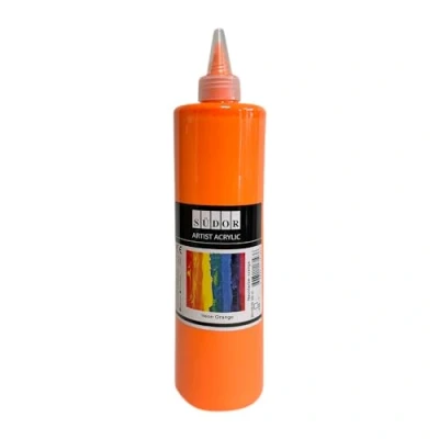 Imagen de SÜDOR COLOR ACRÍLICO 500 ml Adecuado para el vertido acrílico. Pinturas de artista altamente pigmentadas pintar sobre madera, lienzo, piedra, papel, tela, metal. Resistente al agua. Vegano.