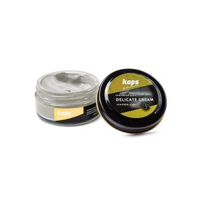 Imagen de Kaps Crema para El Cuidado del Calzado, Intensivo Y Nutritivo Cuero, Delicate, 70 Colores (140 hielo)