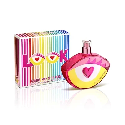 Imagen de Agatha Ruiz de la Prada, Perfumes LOOK! Eau Toilette para Mujer, Larga duración, Fragancia alegre, moderna y con encanto, Notas frutales, florales cítricas, Optimo uso diario, 80 ml