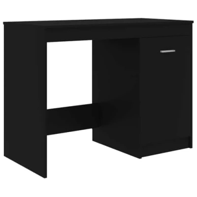 Imagen de vidaXL Escritorio de Ordenador Despacho Ejecutivo Oficina Estudio Robusto Estable Simple Madera Contrachapada Negro 100x50x76 cm
