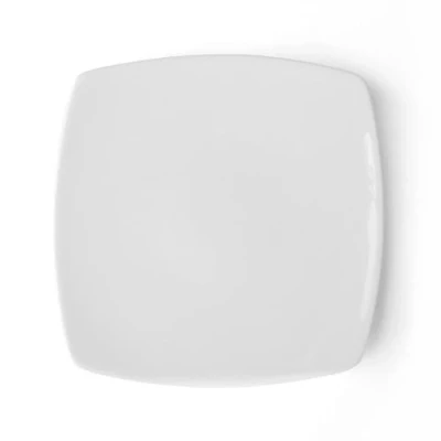 Imagen de Holst Porzellan FD 227 Platos de porcelana (27 x 27 cm, 4 unidades), color blanco