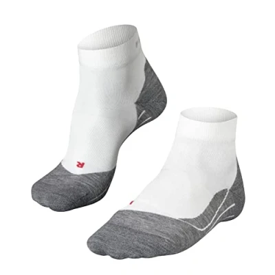 Imagen de FALKE RU4 Endurance Short W Sso algodón antiampollas 1 par, Calcetines para correr Mujer, Blanco White Mix 2020, 35 36