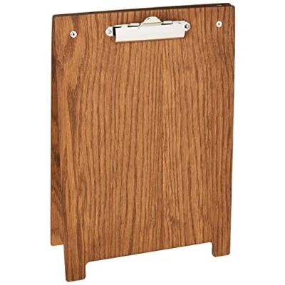 Imagen de Chalkboards UK Portapapeles, madera, roble oscuro, A4, 34,5 x 23,5 3 cm