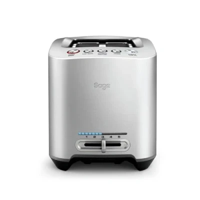 Imagen de Tostadora Sage STA825BAL2EEU1, 1000 W, 2 Ranuras, 5 Niveles de Tostado, Acero Inoxidable