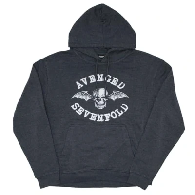 Imagen de Avenged Sevenfold Sudadera con capucha y logotipo oficial unisex gris, S