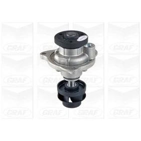 Imagen de GRAF PA902 Bomba de agua con junta mecánico Termoplástico para accionamiento correa poli V FORD: FIESTA 5, Fusion Familiar, KA Hatchback