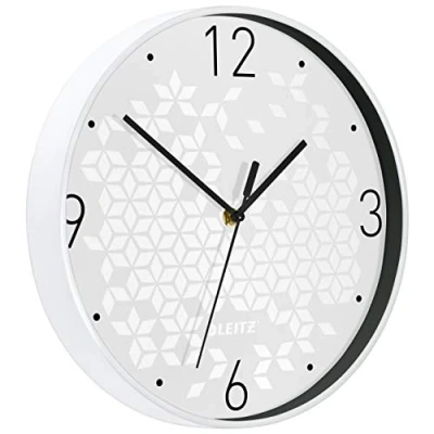 Imagen de Leitz Reloj de Pared Wow, Blanco, 32.5 x 31.1 cm