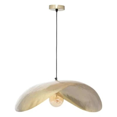 Imagen de Atmosphera Lámpara Colgante Arlo Dorado Metal D. 80 cm