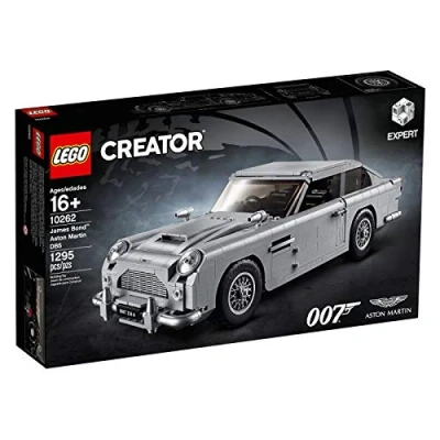 Imagen de LEGO Creator James Bond Aston Martin DB5, detallada maqueta de juguete del icónico vehículo 007 (10262)