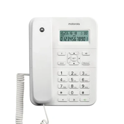 Imagen de Motorola CT202 Teléfono de sobremesa con Cable, Color Blanco