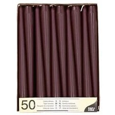 Imagen de PAPSTAR 50 velas de 2,2 cm diámetro, 25 cm, color morado
