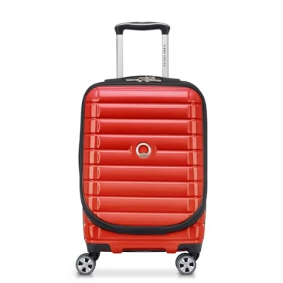 Imagen de DELSEY PARIS Shadow 5.0 Expandable 4DR Business Cabin Trolley 55 Intense Red
