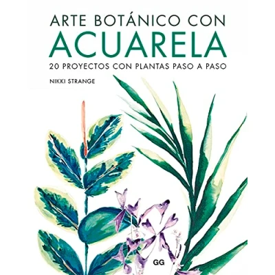 Imagen de Arte Botánico con Acuarela: 20 proyectos plantas paso a