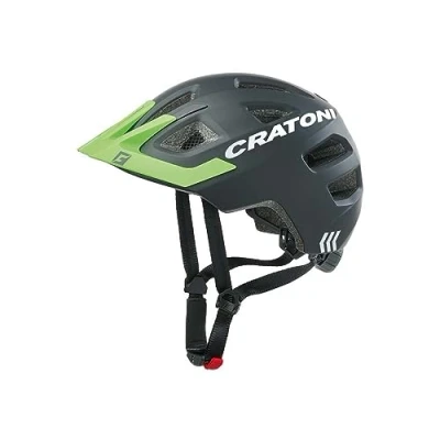 Imagen de Cratoni Maxster Pro Casco, Unisex Bebés, Negro/Verde neón Mate, Medium