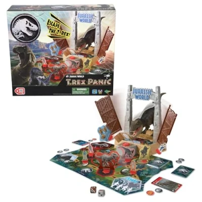 Imagen de EPOCH Games 7514 Jurassic World T Rex Panic Juego de Acción
