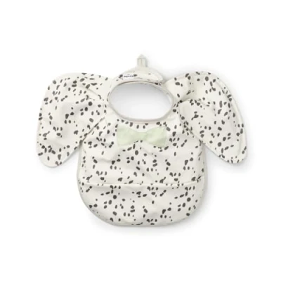 Imagen de Elodie Details Babero para bebé con bandeja colectora lavable Diseño escandinavo Impermeable Dalmatian Dots