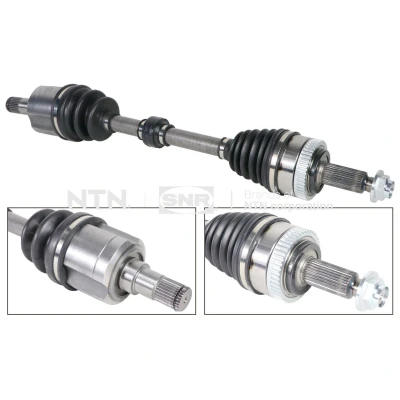 Imagen de SNR DK84.012 Árbol de transmisión Eje delantero, izquierda 680mm con apoyo caucho HYUNDAI: ix35